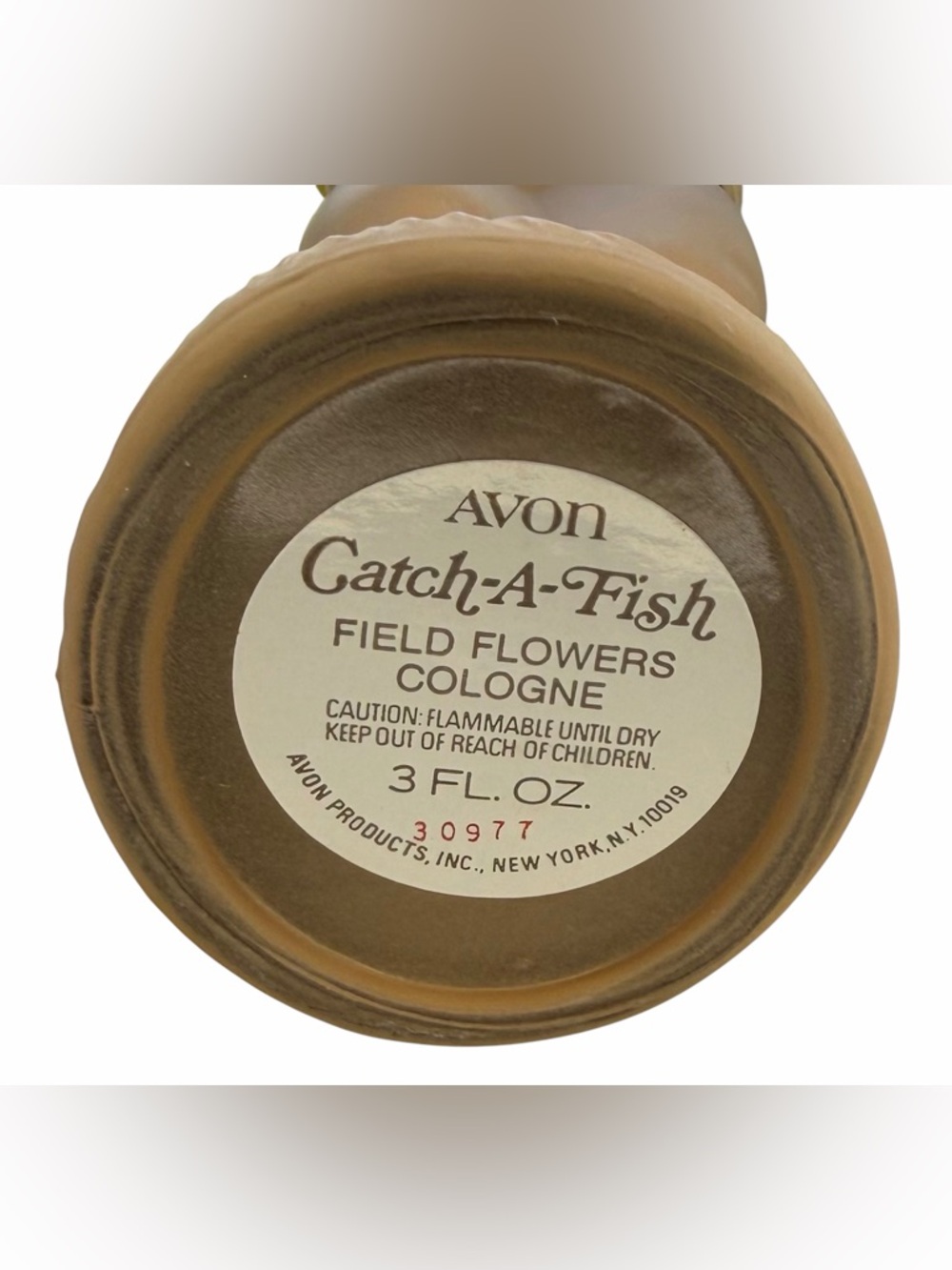Rare Vintage Avon "Catch A Fish" Cologne Decanter (Full) in Original Box - Picture 10 of 12